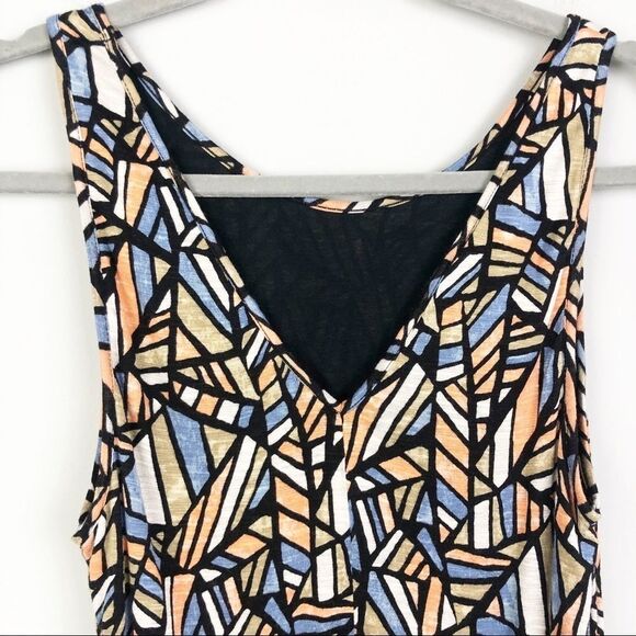 LUCKY BRAND | Mosaic Drawstring Waist Dress Small - Picture 9 of 9